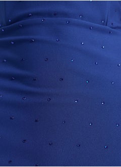 trendyol Saxe Body-fitting Lined Shiny Stone Woven Stylish Evening Dress TPRSS23EL00476  - Image 5