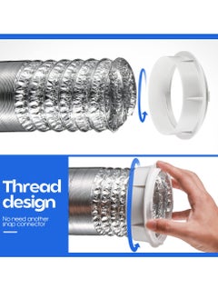 SYOSI Dryer Vent Wall Plate Adapter 7x7 inch Snap to Vent Dryer Dock Connector Kit Tighter and Reliable Hose Connect Upgrade Clear Airtight Gasket Easy to Install for Cleaning and Maintenance 1 Set  - Image 4