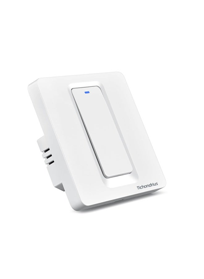 Tichondrius WiFi Smart Light Switch, Wireless Smart Wall Switch with Remote Control and Timer - Image 1