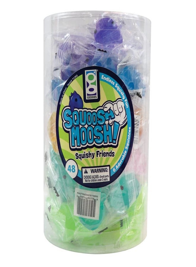 Geddes Raymond Geddes Squoosh Moosh Squishy Friends Fidget Toys (Tub of 48) - Image 3