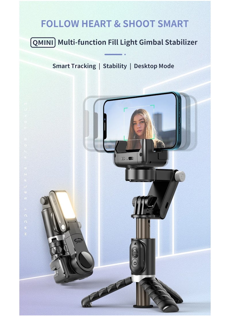TOKQI - 360 Rotation Following Shooting Mode Gimbal Stabilizer Selfie Stick Tripod Gimbal For iPhone Phone Smartphone Live Photography - Image 1
