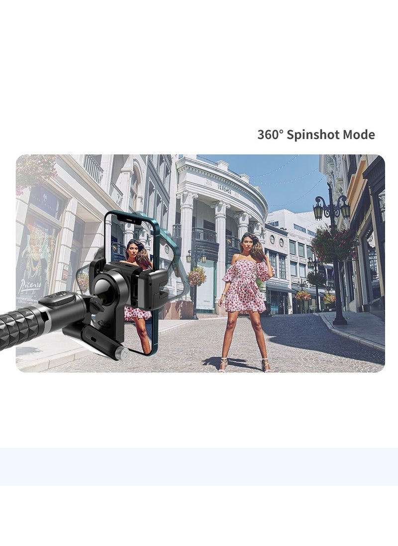 TOKQI - 360 Rotation Following Shooting Mode Gimbal Stabilizer Selfie Stick Tripod Gimbal For iPhone Phone Smartphone Live Photography - Image 1