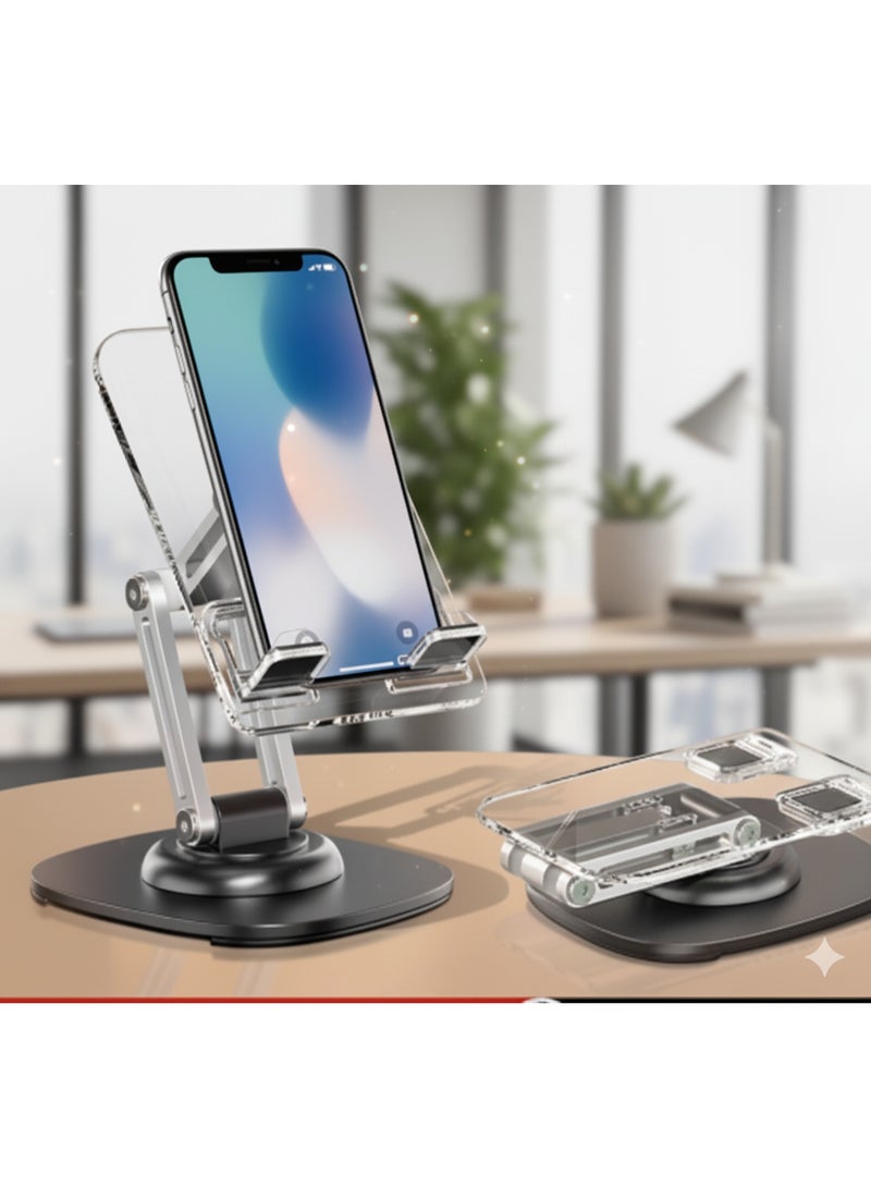 Foldable premium desktop stand, providing high stability and a comfortable viewing angle for everyday use. - Image 1