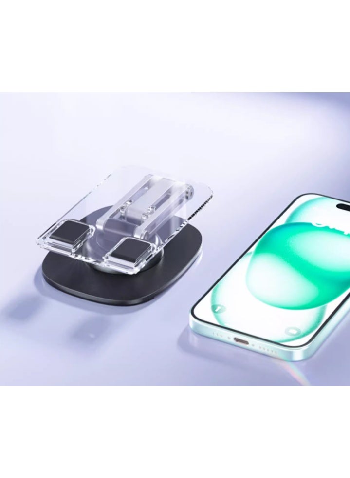 Foldable premium desktop stand, providing high stability and a comfortable viewing angle for everyday use. - Image 2