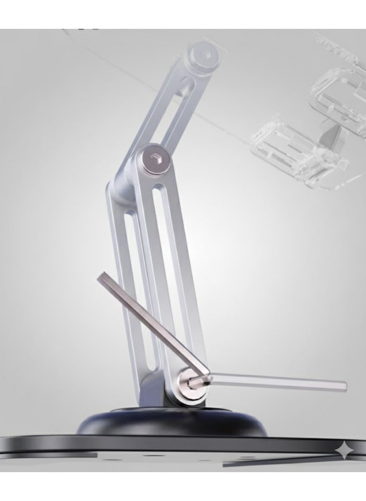 Foldable premium desktop stand, providing high stability and a comfortable viewing angle for everyday use. - Image 5