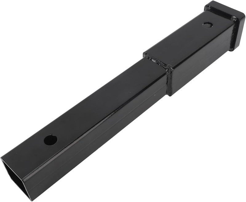 12 Inch Hitch Receiver Extender Black - High Strength 5000 Lbs Towing Capacity Extension, Enhanced Reliability for 2 Inch Receiver Tube Tow Bar Shank, Easy to Use for RV Trailer, Strong - Image 1