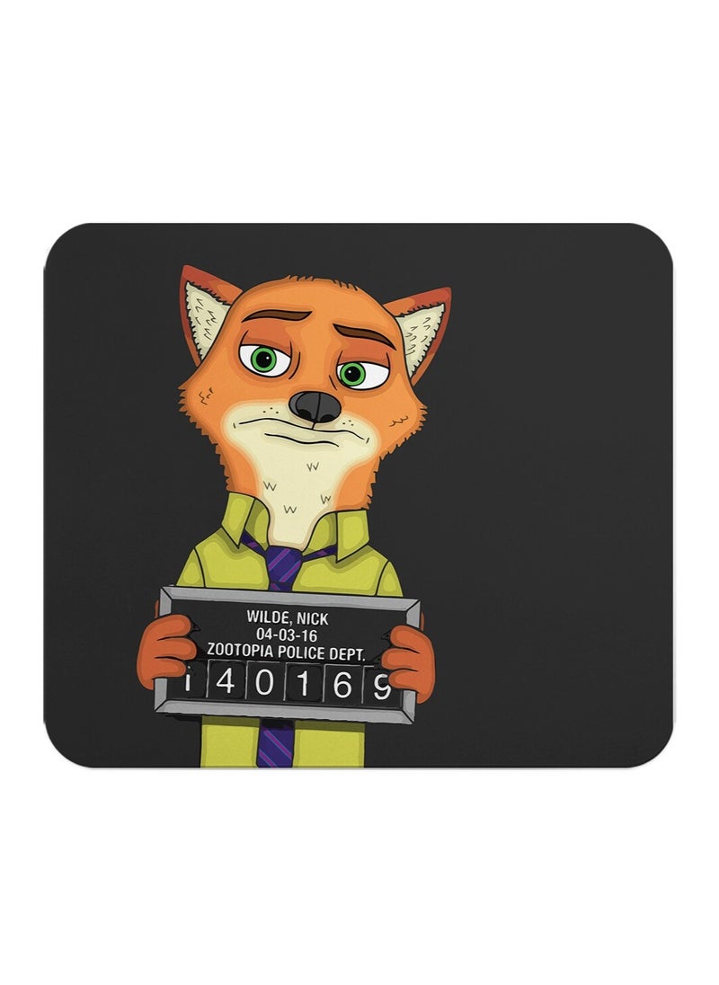 LOUD UNIVERSE - Nick Wilde Printed Anti Slip Mouse Pad - Image 1