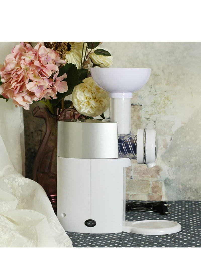 Alissa - Ice Cream Maker for Frozen Fruit, DIY Soft Serve Sherbet, Smoothie, Frozen Yogurt, BPA Free, No Additives and Artificial Colors, Dessert Machine for Home, Party and Kids (White) - Image 1