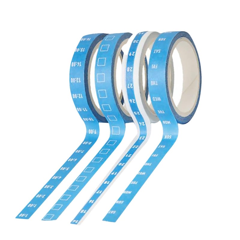 Operitacx 8pcs Washi Tape for Weekly Daily and Hourly Planning Efficient Scrapbooking and Organizer Stickers - Image 1