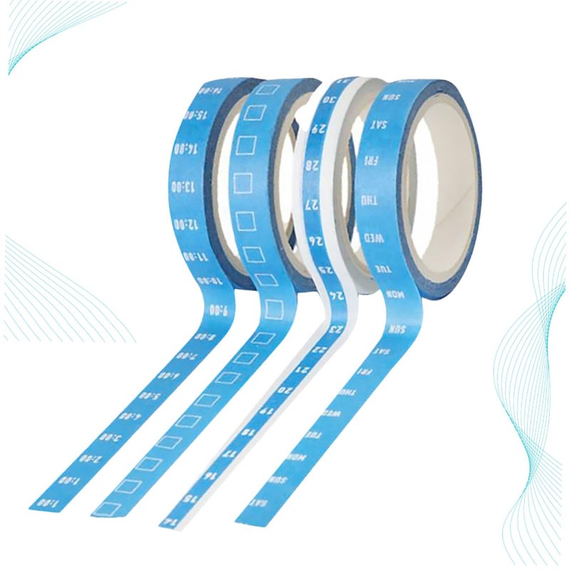 Operitacx 8pcs Washi Tape for Weekly Daily and Hourly Planning Efficient Scrapbooking and Organizer Stickers - Image 3