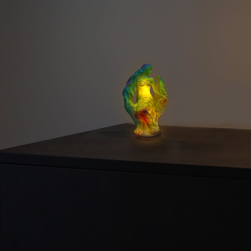 Mermaid Lamp Nightstand Light Ambiance Lighting Lamp Bedside Modern Table Lamp - Image 3