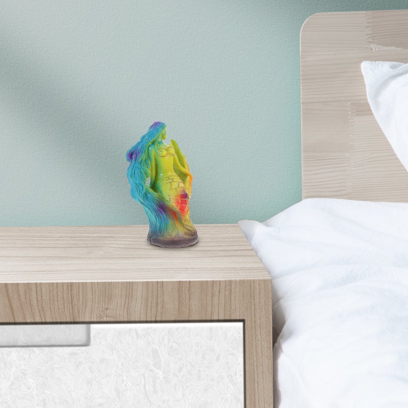 Mermaid Lamp Nightstand Light Ambiance Lighting Lamp Bedside Modern Table Lamp - Image 2