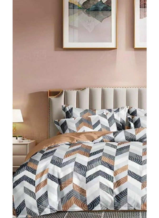 AMAZING HOME DECORATE AMAZING HOME DECORATE AHD Polycotton DuvetComforterBlanketQuilt Cover King Size 228 x 254 cm 90100 King for Double Bed Arrow  - Image 2