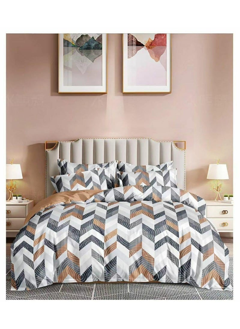 AMAZING HOME DECORATE AMAZING HOME DECORATE AHD Polycotton DuvetComforterBlanketQuilt Cover King Size 228 x 254 cm 90100 King for Double Bed Arrow  - Image 1