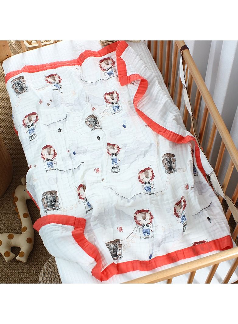 Loquat Pure Cotton Cartoon Printed Bath Towels