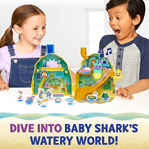 WowWee Baby Shark's Big Show! Shark House Playset – Lights and Sounds Toddler Playset – Interactive Baby Shark Toy - Image 3