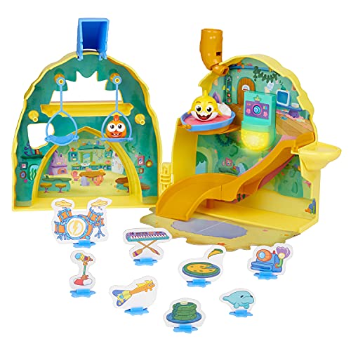 WowWee Baby Shark's Big Show! Shark House Playset – Lights and Sounds Toddler Playset – Interactive Baby Shark Toy - Image 1