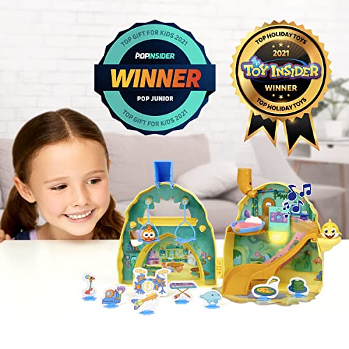 WowWee Baby Shark's Big Show! Shark House Playset – Lights and Sounds Toddler Playset – Interactive Baby Shark Toy - Image 2
