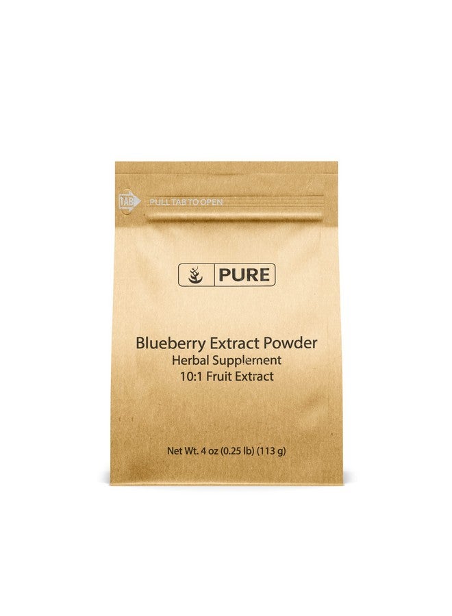 PURE ORIGINAL INGREDIENTS Pure Original Ingredients Blueberry Extract Powder (4 oz) Non-GMO, Gluten-Free, Herbal Supplement - Image 1