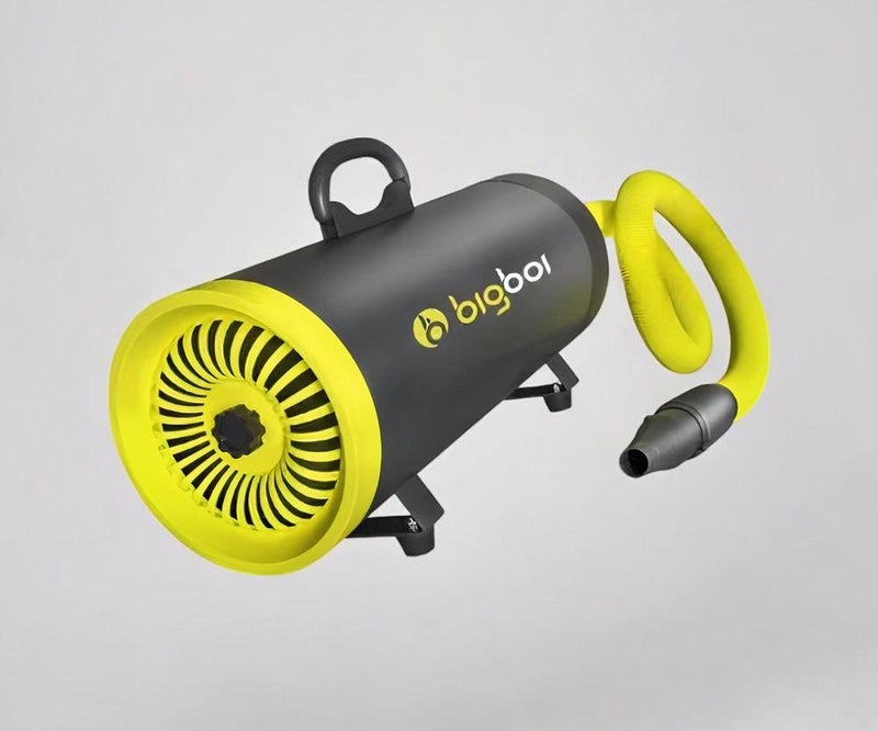 بيج بوي مجفف سيارات BIGBOI BlowR Mini Plus بالهواء الساخن – نظام تجفيف احترافي بدون لمس بمحركين وخرطوم 5 متر للسيارات والدراجات النارية والـ SUV والـ RV - Image 1