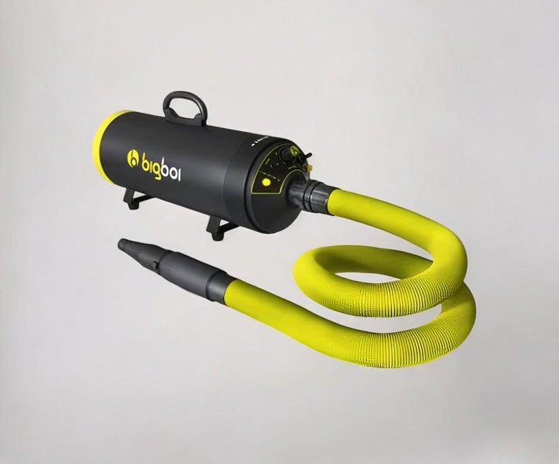 بيج بوي مجفف سيارات BIGBOI BlowR Mini Plus بالهواء الساخن – نظام تجفيف احترافي بدون لمس بمحركين وخرطوم 5 متر للسيارات والدراجات النارية والـ SUV والـ RV - Image 3