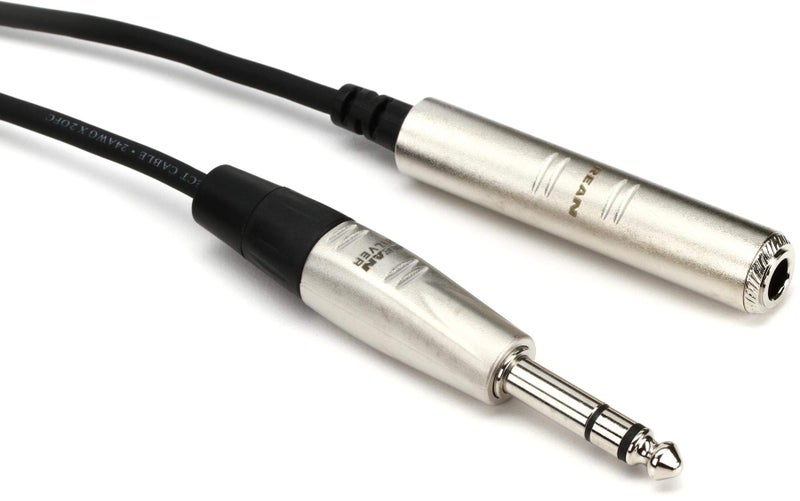 Hosa HXSS-010 Pro Headphone Extension Cable, REAN 1/4 Inch TRS to 1/4 Inch TRS, 10 Feet - Image 5