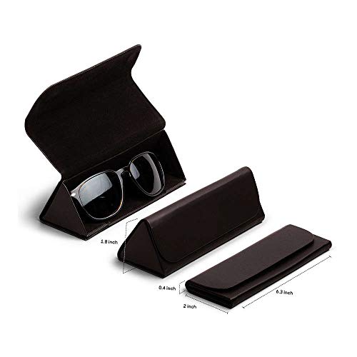 DailyObjects Leather Foldaway Slim Eyewear/Sunglass Case - A Classic and Protective Companion for Your Sunglasses - Image 4