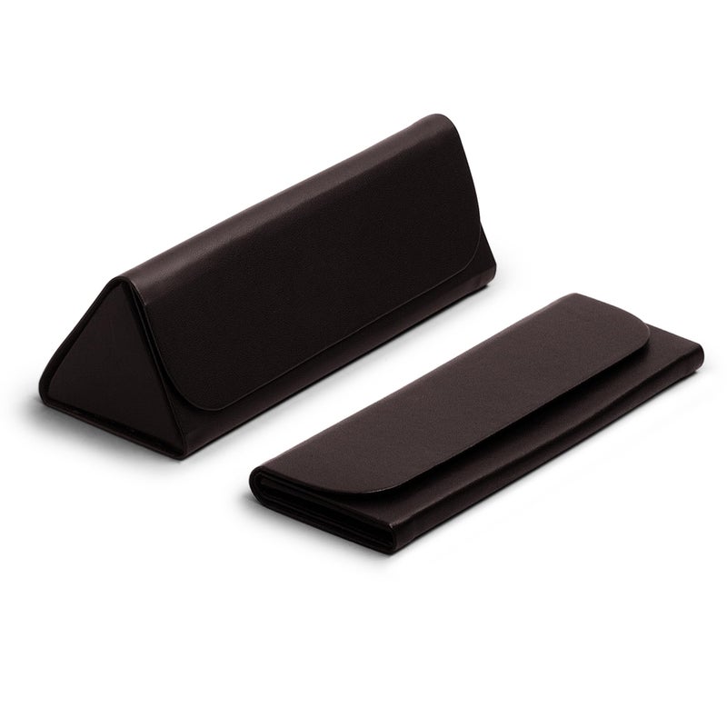DailyObjects Leather Foldaway Slim Eyewear/Sunglass Case - A Classic and Protective Companion for Your Sunglasses - Image 5