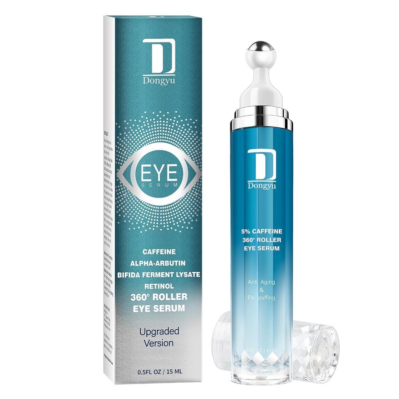 Dongyu Dongyu Caffeine Eye Cream for Dark Circles Under Eye Serum for Puffiness Bags Daily Care before Dates Parties Women Men
