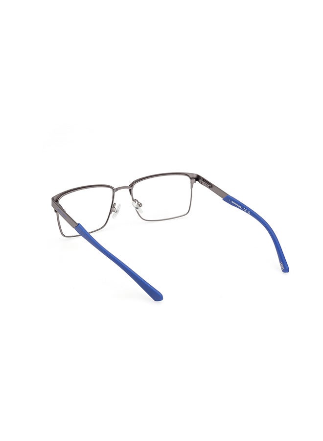 SKECHERS Men's Rectangular Eyeglass Frames Matte Antiqued  Light Nickeltin SKECHERS SE5006501153 53 mm - Image 3