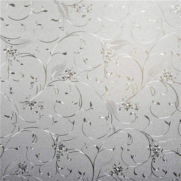 Hoonng Window Privacy Film for Glass, Coral Vine Removable Static Film, 17.5x78.7 Inch - Image 2