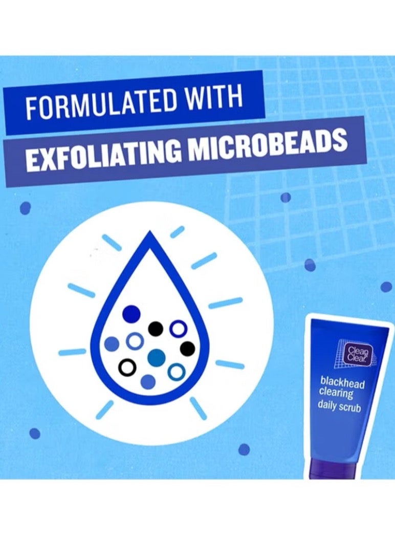 Clean & Clear Daily scrub to cleanse skin of 150ml blackheads - Image 3