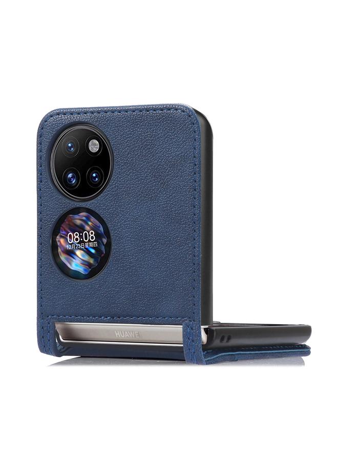 اس-توب جراب هاتف Huawei P50 Pocket Lambskin Fabric Card القابل للطي - Image 4