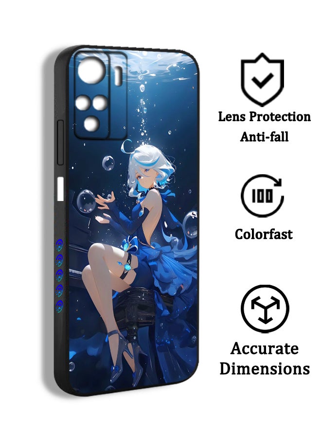 Generic - Phone Case Cover For Furina Genshin Imapct Furina Art Creativity Xiaomi Redmi Note 10 4G FRN09 - Image 1