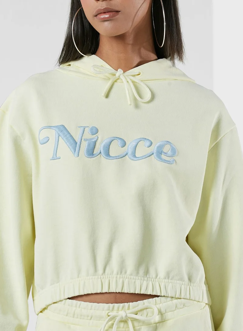 nicce london Mera Cropped Hoodie