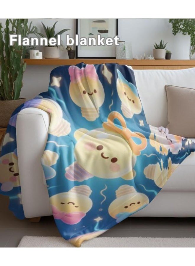 عام Wisdom Fairy (أحدث) بطانية رقيقة من الفانيلا (دافئة ومريحة، ومناسبة للنوم، واستخدام اللعبة، وإزالة الغبار والرمل) 150 سم * 200 سم - 44 - Image 4