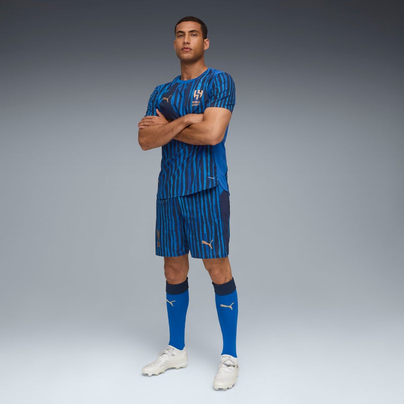 PUMA KIDSUPER x AL-HILAL SFC Mens Blue Shorts - Image 3