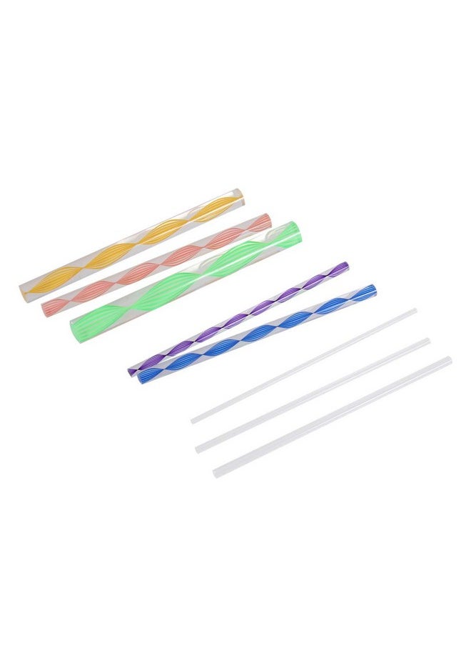 HEALLILY 8 Pcs Dualended Dotting Rods Acrylic Twist Sticks Wax Pencil Manicure Nail Art Tool Dot Painting Toolsdotting Tools  - Image 1