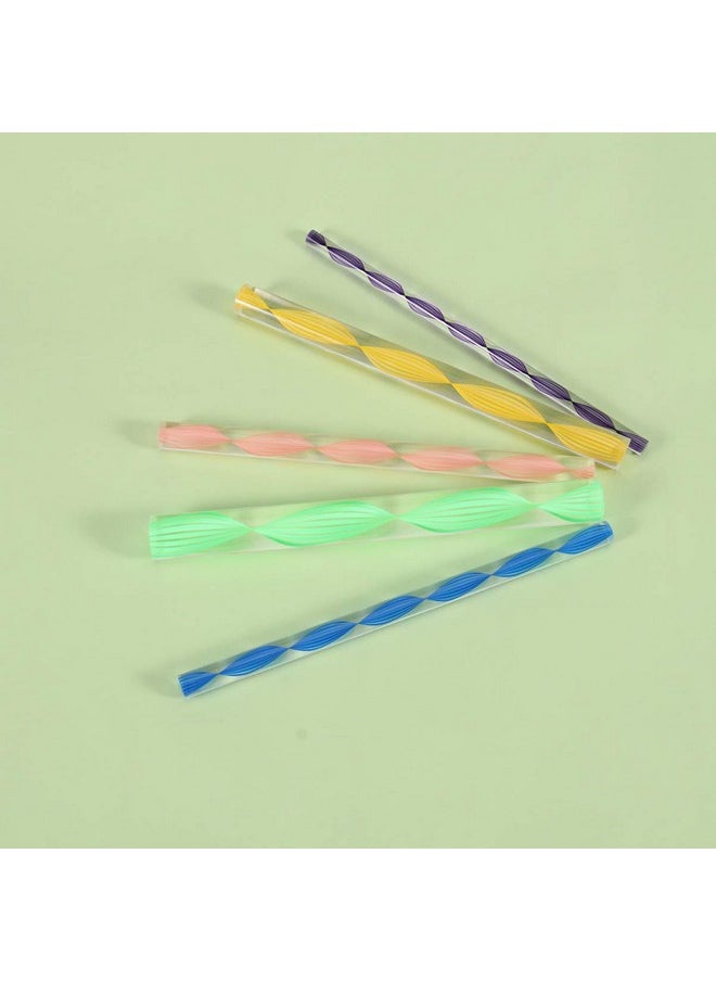HEALLILY 8 Pcs Dualended Dotting Rods Acrylic Twist Sticks Wax Pencil Manicure Nail Art Tool Dot Painting Toolsdotting Tools  - Image 4