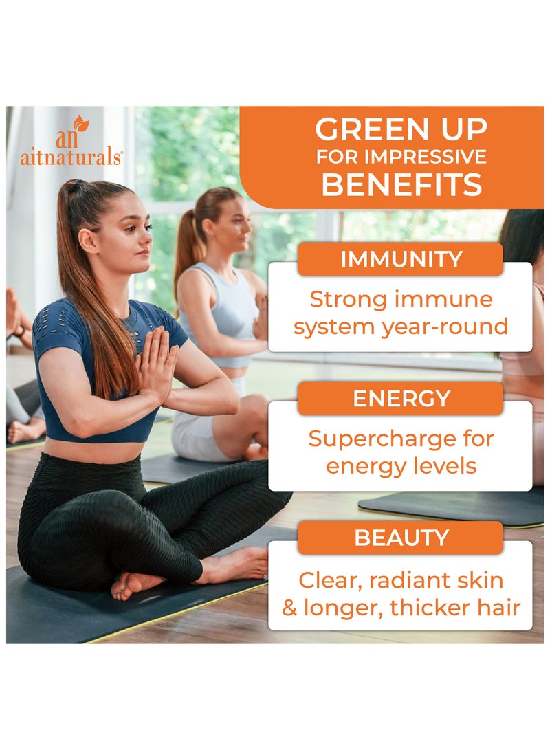 Chlorophyll 100 mg with Alfalfa Powder, 90 Veg Capsules - view 5