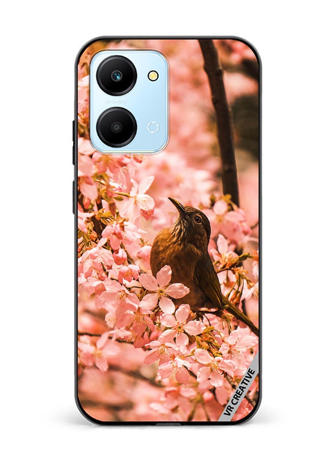VR CREATIVE Protective Case Cover For Honor Play7T Beauty Bird Design Multicolour - Image 1