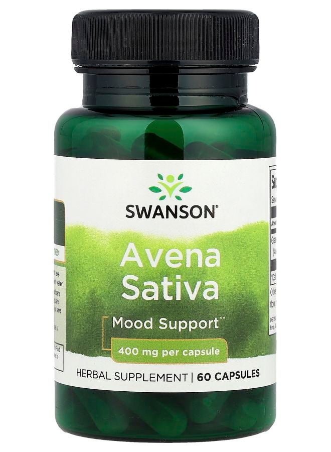 SWANSON أفينا ساتيفا، 400 مجم، 60 كبسولة - Image 1