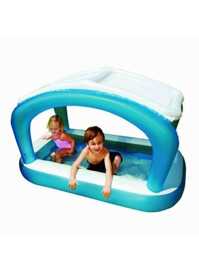 INTEX Sunshade Inflatable Foldable Portable Lightweight Swimming Pool 168x104x99cm 168x104x99cm - Image 5