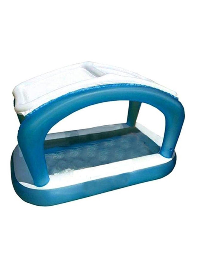 INTEX Sunshade Inflatable Foldable Portable Lightweight Swimming Pool 168x104x99cm 168x104x99cm - Image 1