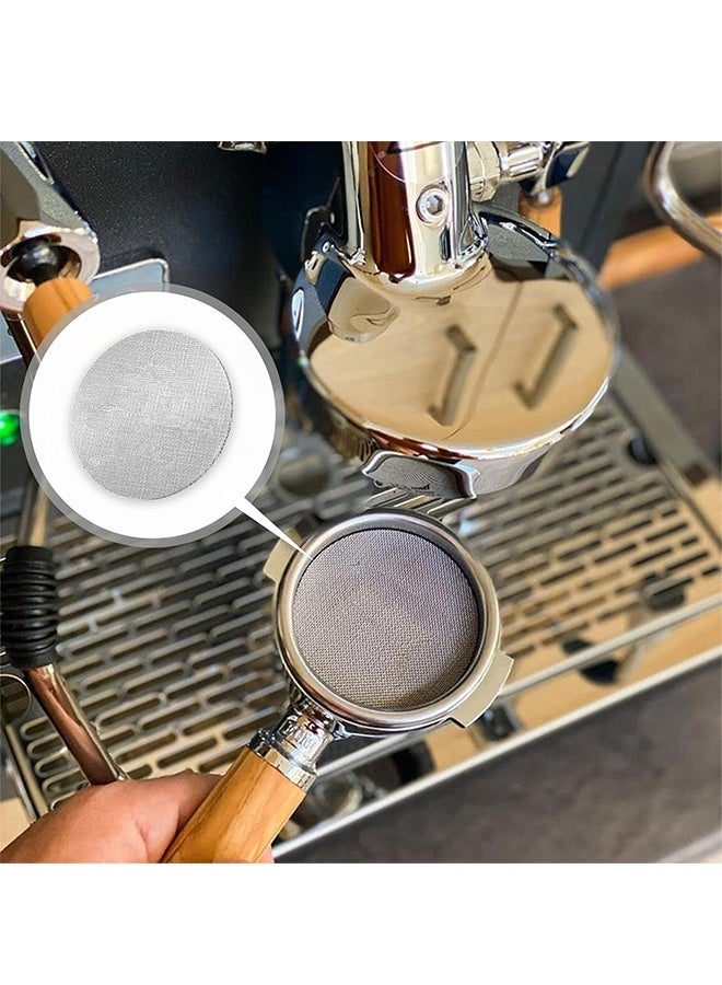 اتش واي شاشة إسبرسو 51 مم - صفيحة شبكية من الفولاذ المقاوم للصدأ لمرشح القهوة Portafilter لسلة 51 مم - Image 4