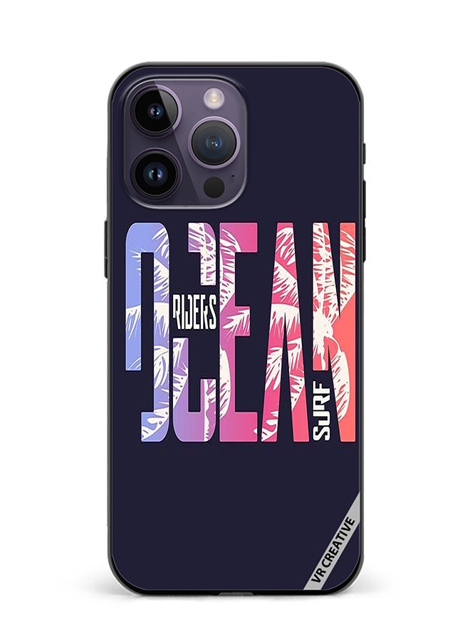 VR CREATIVE - Protective Case Cover For Apple iPhone 15 Pro Ocean Design Multicolour - Image 1