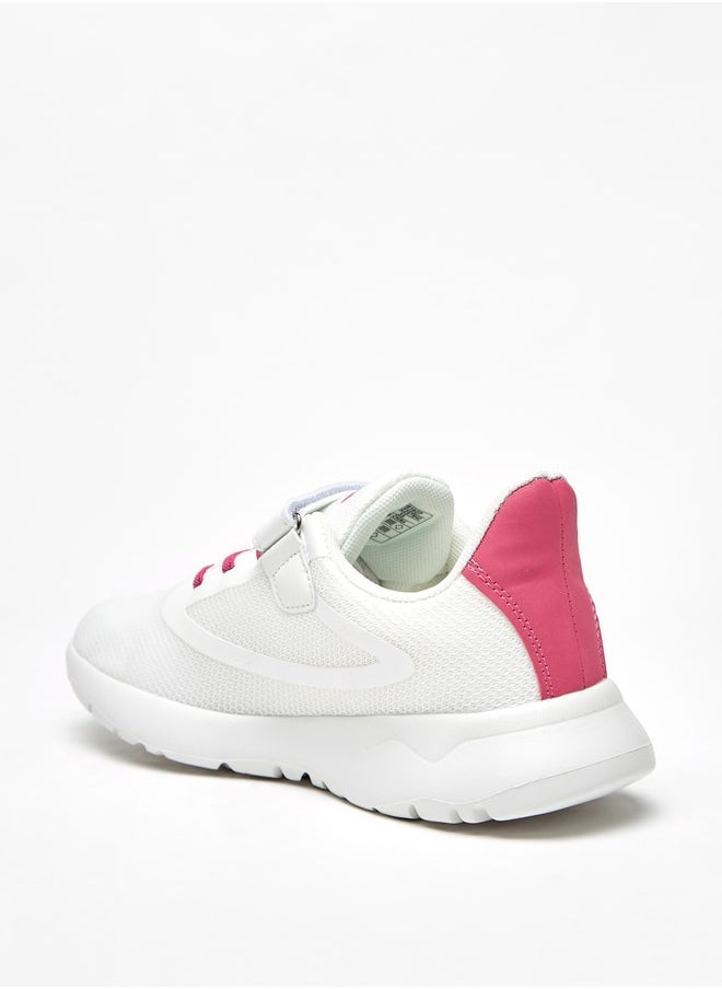 Oaklan by Shoexpress - Girl's Textured Casual Shoes Sneakers With Hook And Loop Closure - Image 1