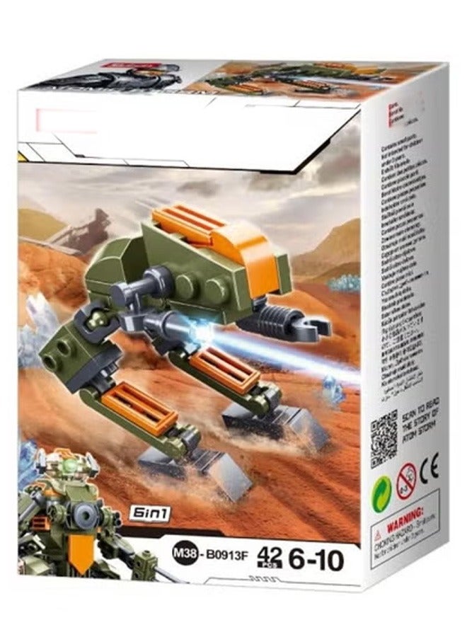 Sluban tomic Storm Series - General Robot Building Blocks 42 PCS - Image 2