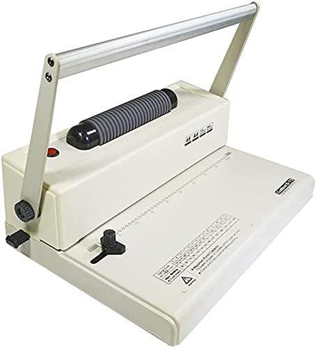 PPE Coilbind S15 with Electric Coil Inserter Manual Coil Punch Binding Machine Pitch 41 Professionally Bind Presentations and Documents