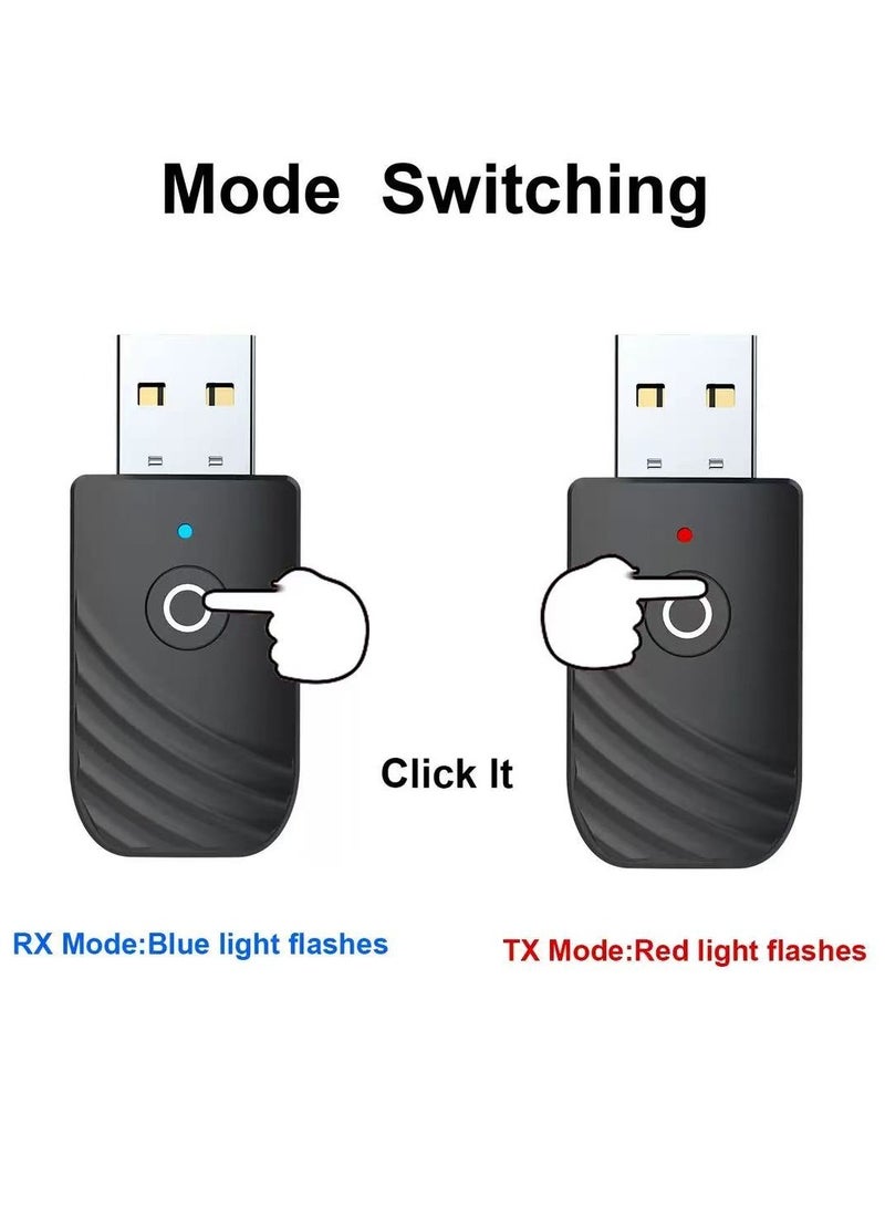 3-in-1 Bluetooth 5.0 Adapter Car Computer TV AUX Audio Bluetooth Speaker Receiver Transmitter Adapter - Image 2